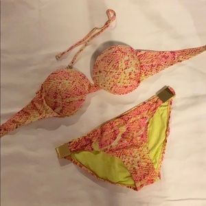 xhilaration bikini bottoms M top XL